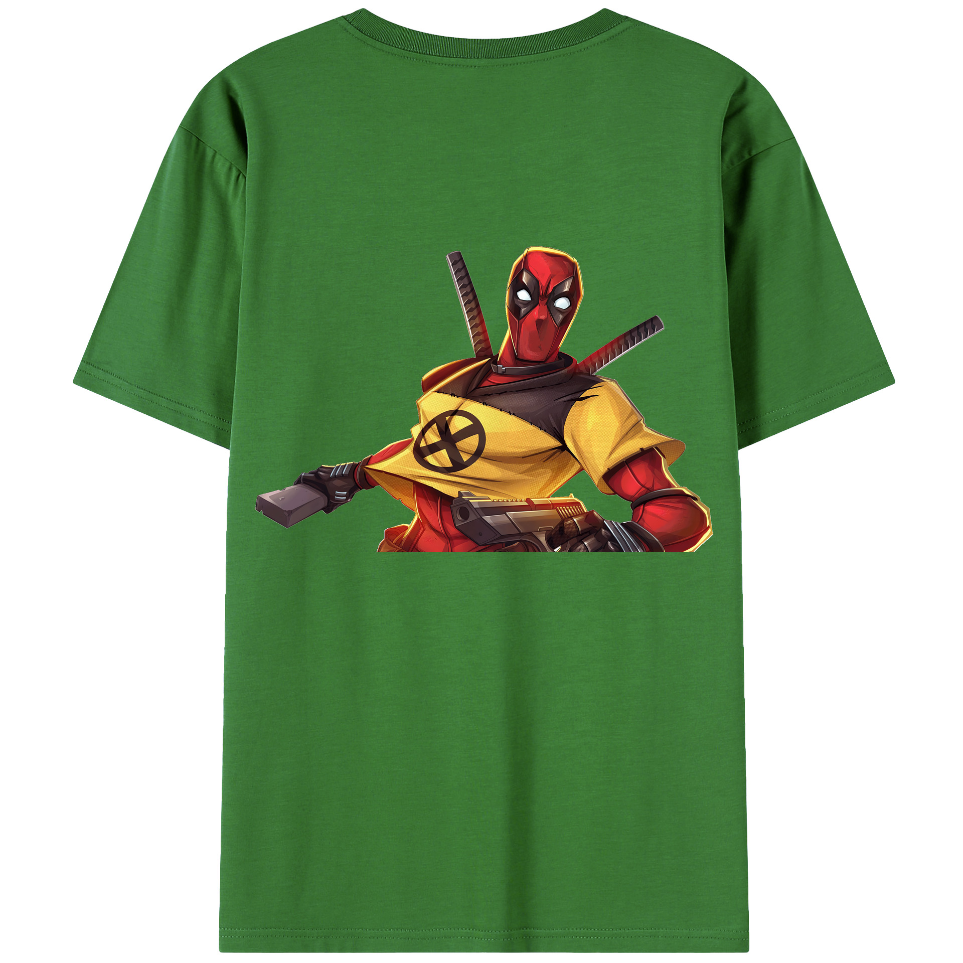 （画像用） Deadpool デッドプール レディース半袖Tシャツ(バックプリント)